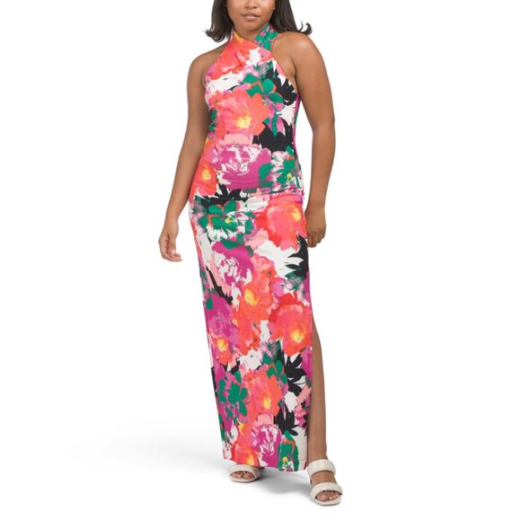 RACHEL RACHEL ROY Pink Multi Harland Floral Gown - Picture 1 of 2